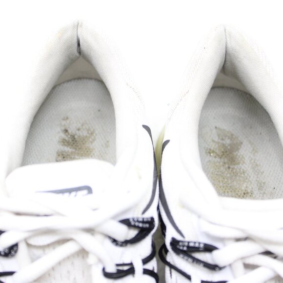 Nike Air Max 2015 Shoes Mens 9.5 White Black knit CD7625-100 Running Walking Gym - Picture 13 of 15